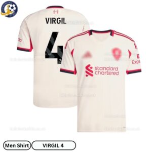 Lvr^_^pooI Away Men Football Shirt 202526 – VIRGIL 4-overview